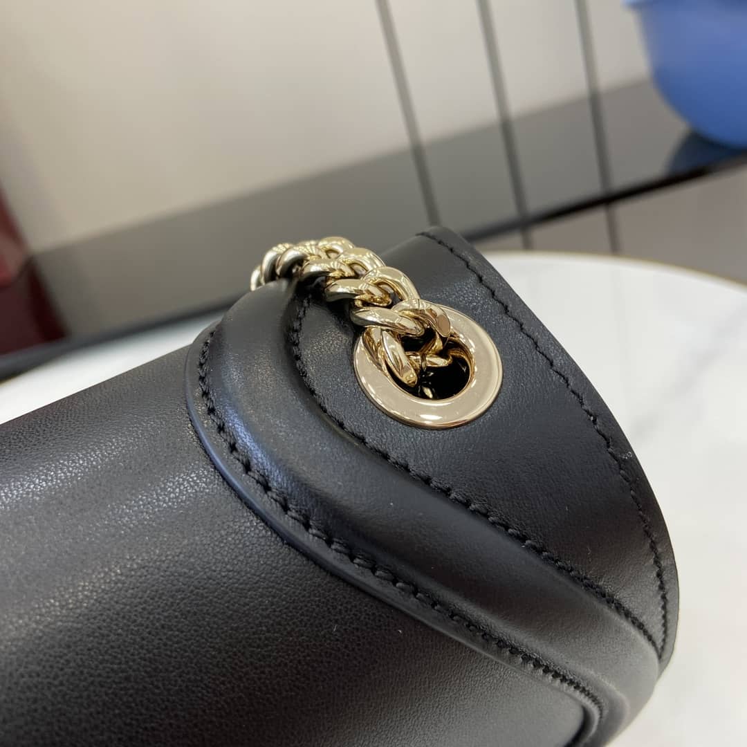 Gucci Blondie Leather Small Black Shoulder Bag_3_163166 Gucci Blondie Leather Small Black Shoulder Bag