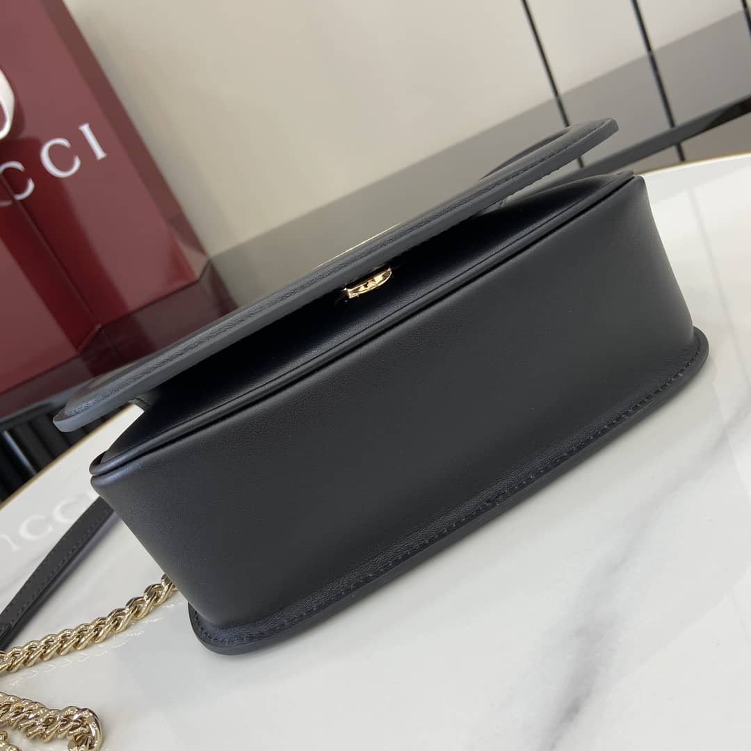 Gucci Blondie Leather Small Black Shoulder Bag_6_163166 Gucci Blondie Leather Small Black Shoulder Bag