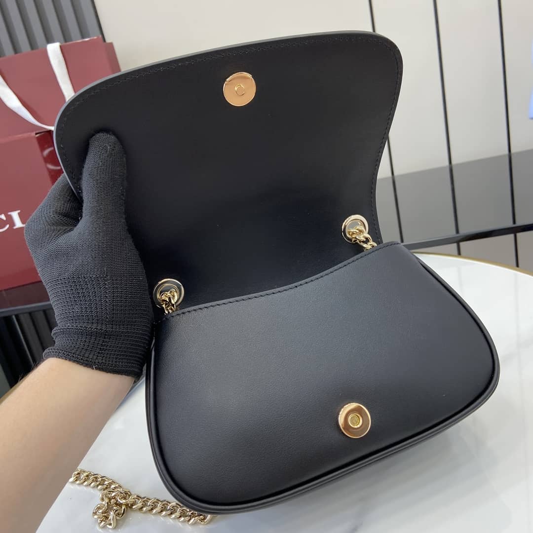 Gucci Blondie Leather Small Black Shoulder Bag_7_163166 Gucci Blondie Leather Small Black Shoulder Bag