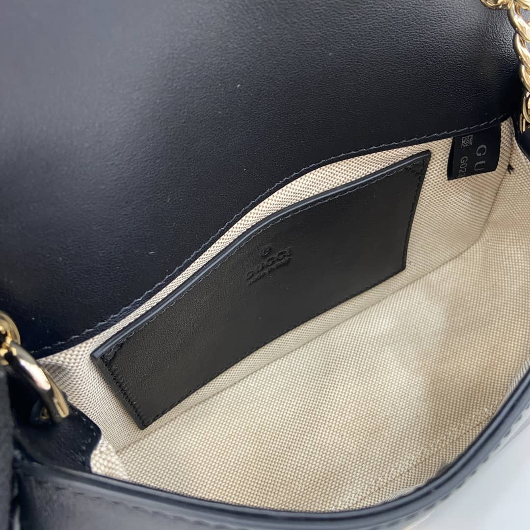 Gucci Blondie Leather Small Black Shoulder Bag_8_163166 Gucci Blondie Leather Small Black Shoulder Bag