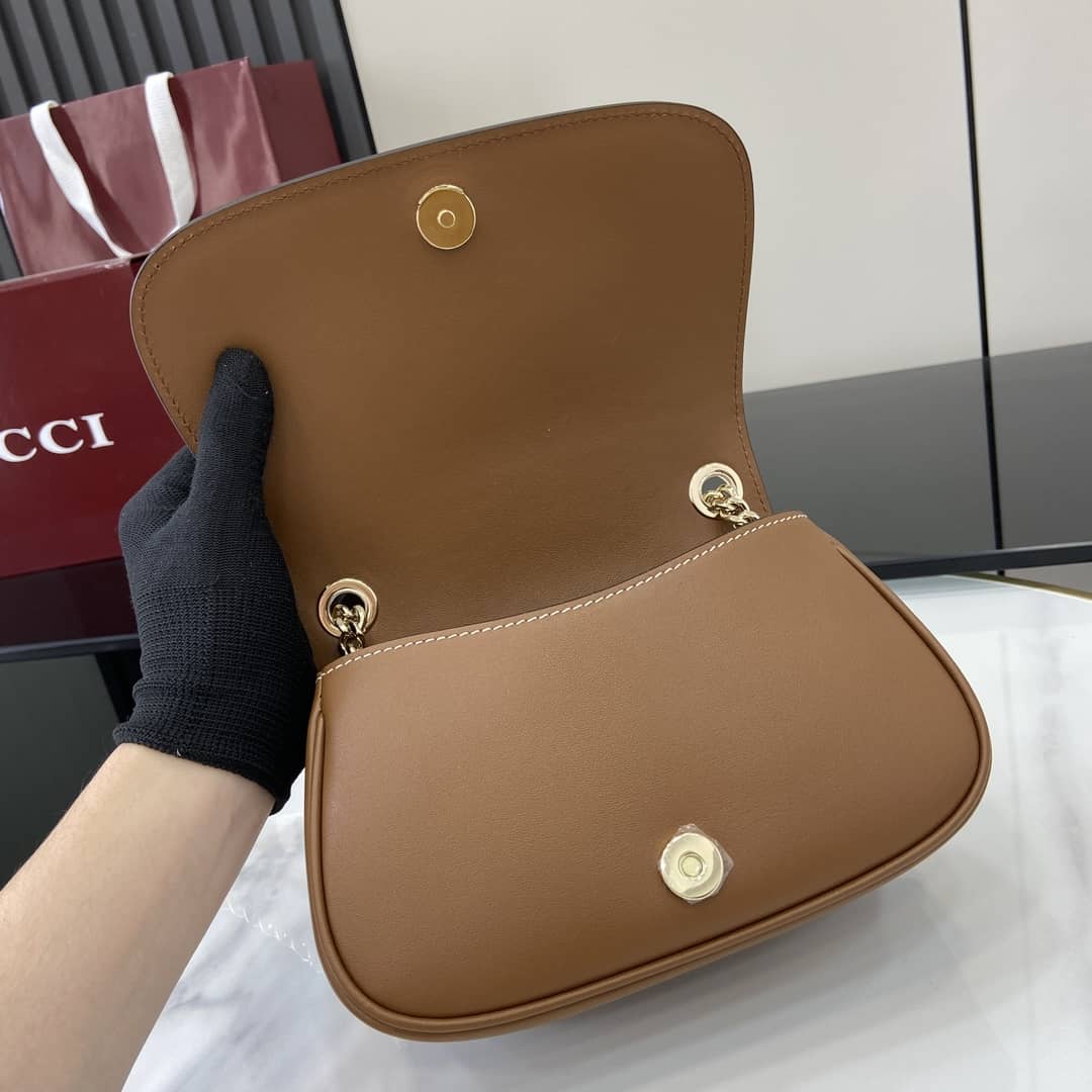Gucci Blondie Leather Small Brown Shoulder Bag_6_163176 Gucci Blondie Leather Small Brown Shoulder Bag