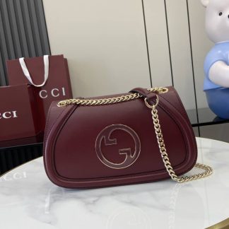Gucci Blondie Leather Medium Red Bag 815715