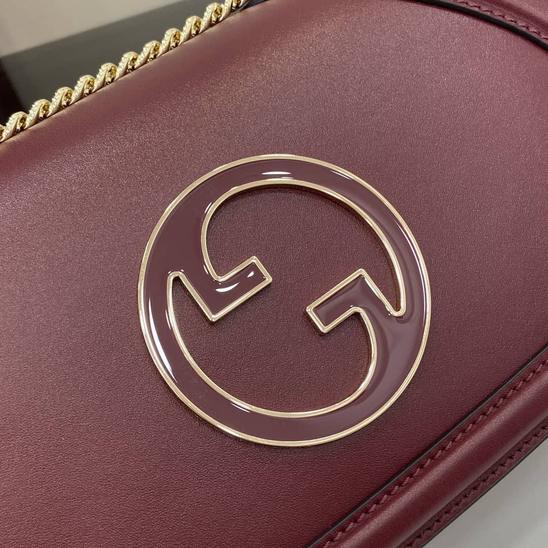 Gucci Blondie Leather Medium Red Bag 815715_5_163206 Gucci Blondie Leather Medium Red Bag 815715