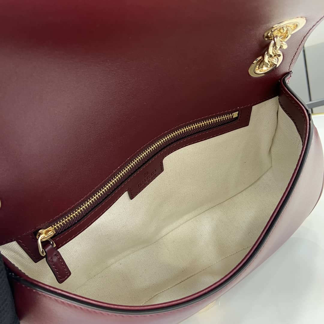 Gucci Blondie Leather Medium Red Bag 815715_7_163206 Gucci Blondie Leather Medium Red Bag 815715