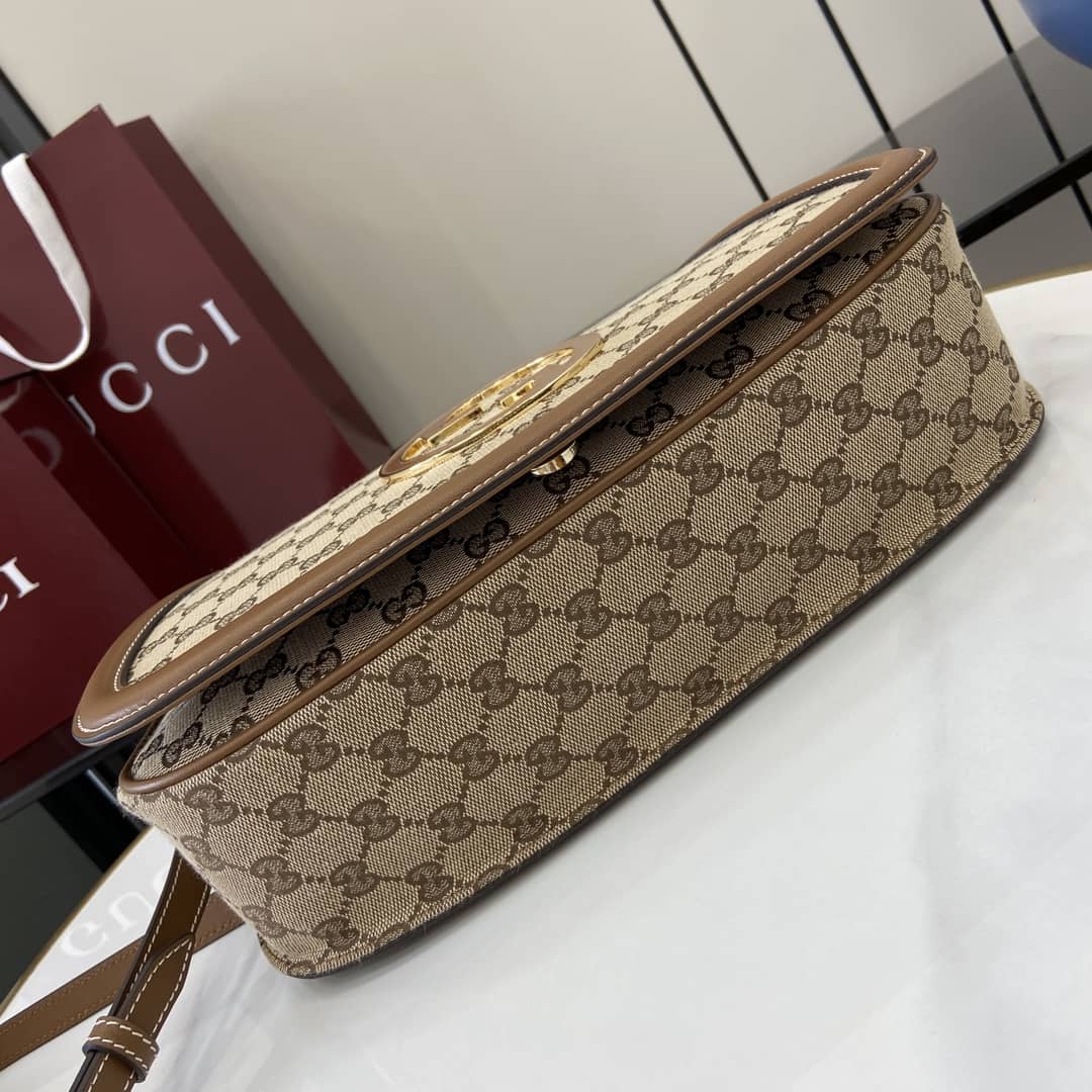 Gucci Blondie Monogram GG Large Brown Bag 815719_3_163236 Gucci Blondie Monogram GG Large Brown Bag 815719