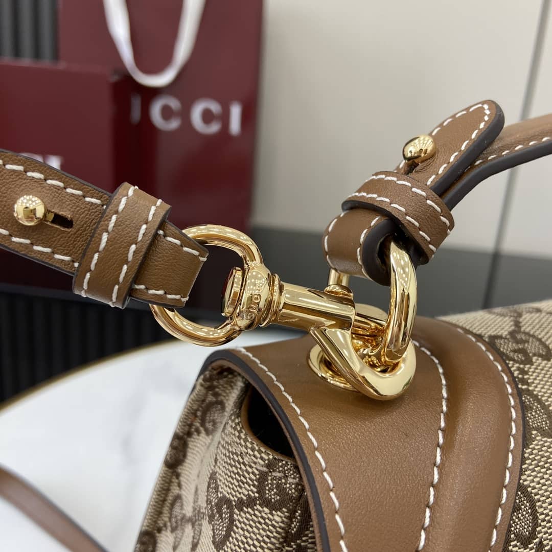Gucci Blondie Monogram GG Large Brown Bag 815719_4_163236 Gucci Blondie Monogram GG Large Brown Bag 815719