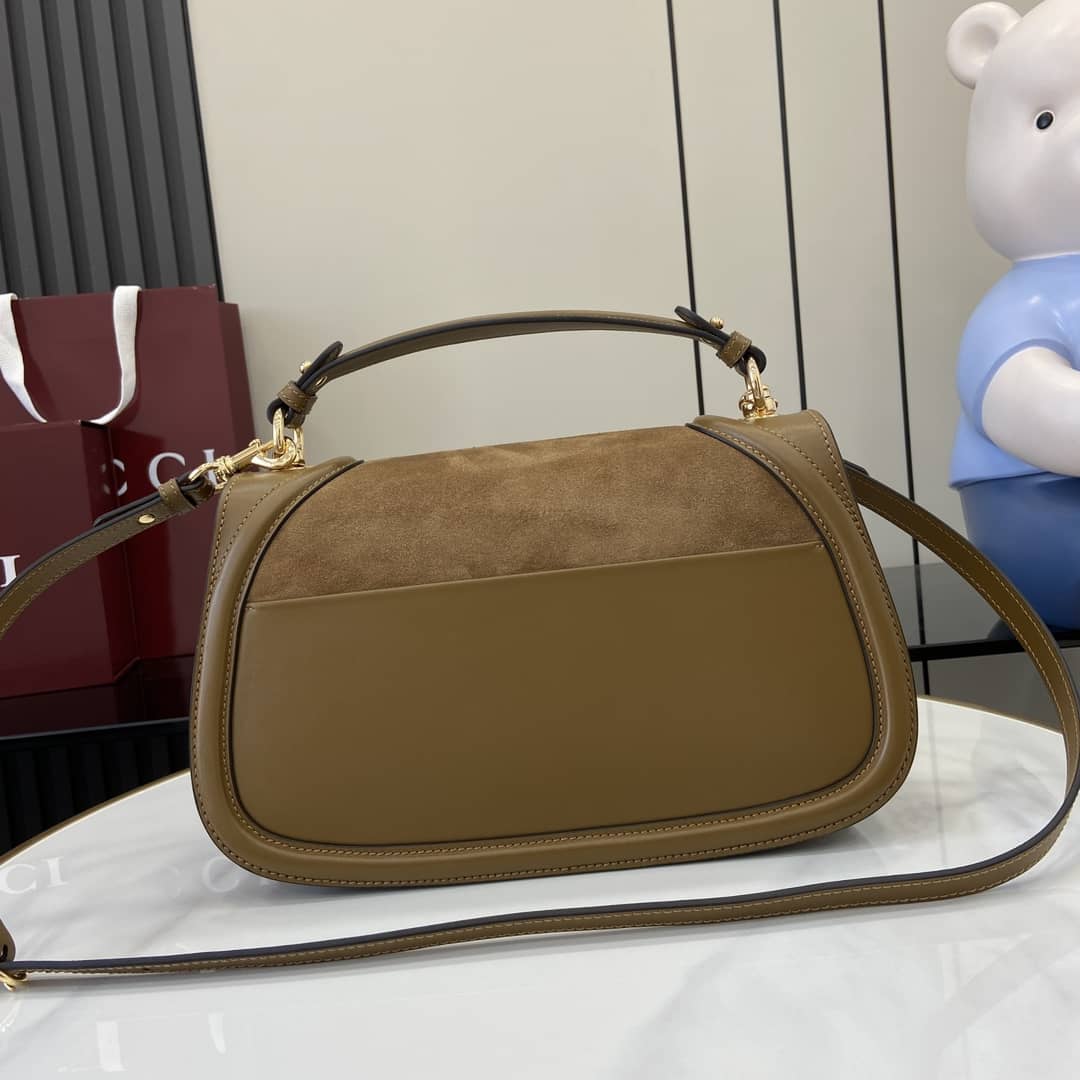 Gucci Blondie Suede Large Brown Bag 815719_1_163246 Gucci Blondie Suede Large Brown Bag 815719