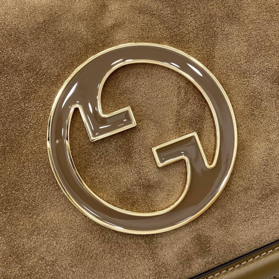 Gucci Blondie Suede Large Brown Bag 815719_5_163246 Gucci Blondie Suede Large Brown Bag 815719