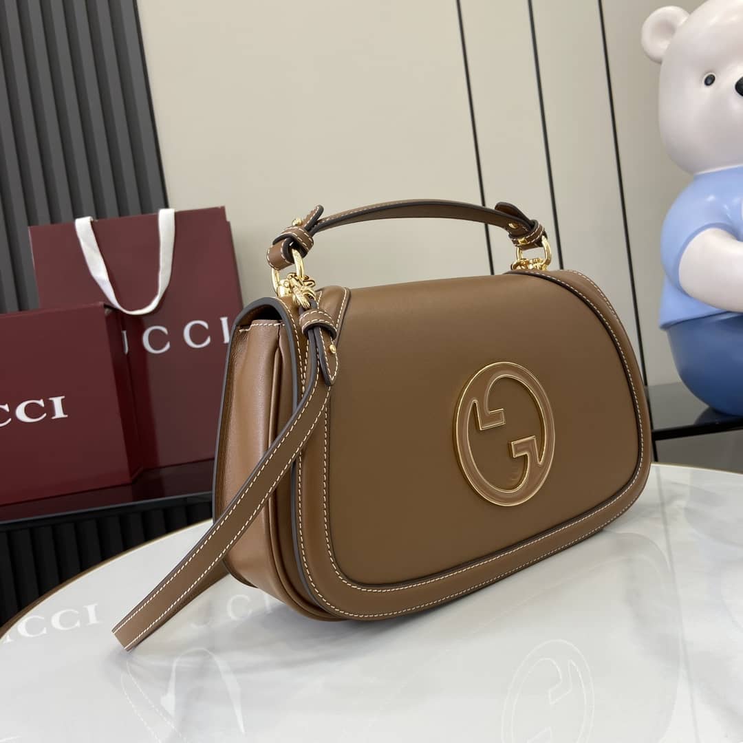 Gucci Blondie Leather Large Brown Bag 815719_2_163256 Gucci Blondie Leather Large Brown Bag 815719