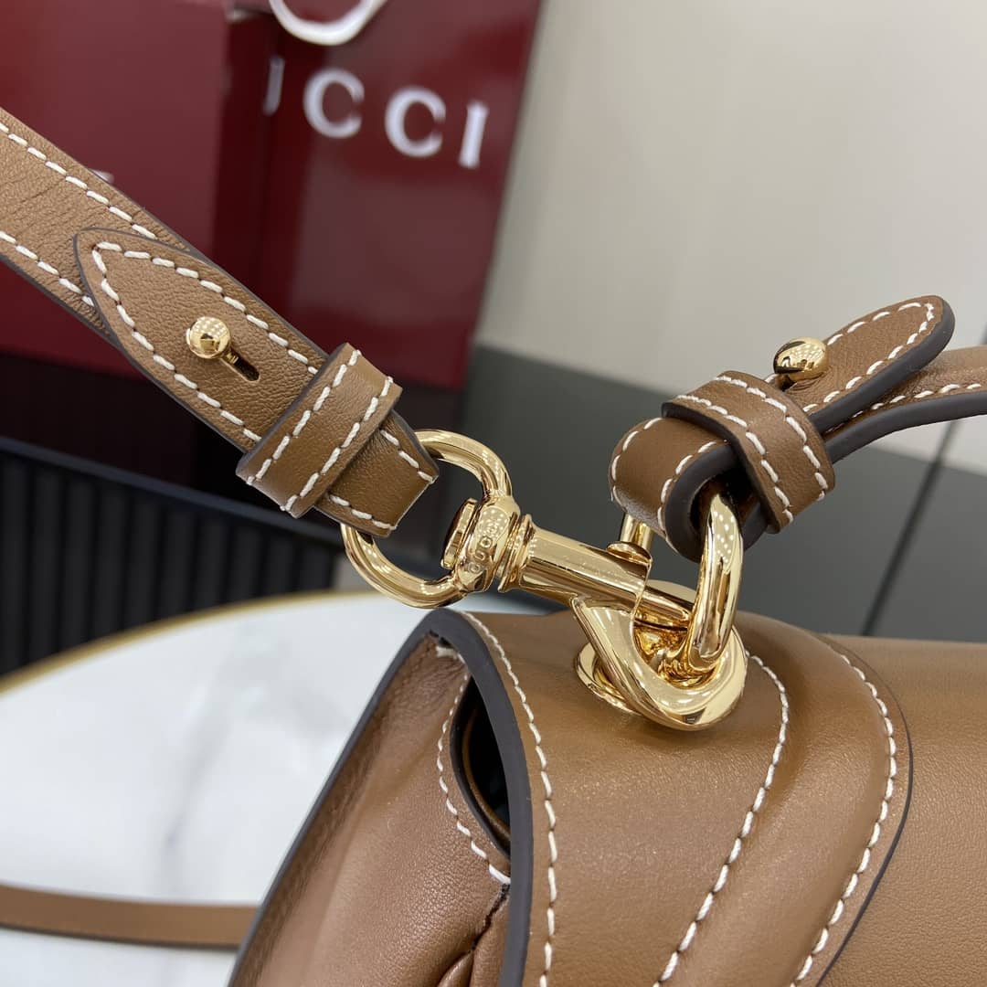 Gucci Blondie Leather Large Brown Bag 815719_4_163256 Gucci Blondie Leather Large Brown Bag 815719