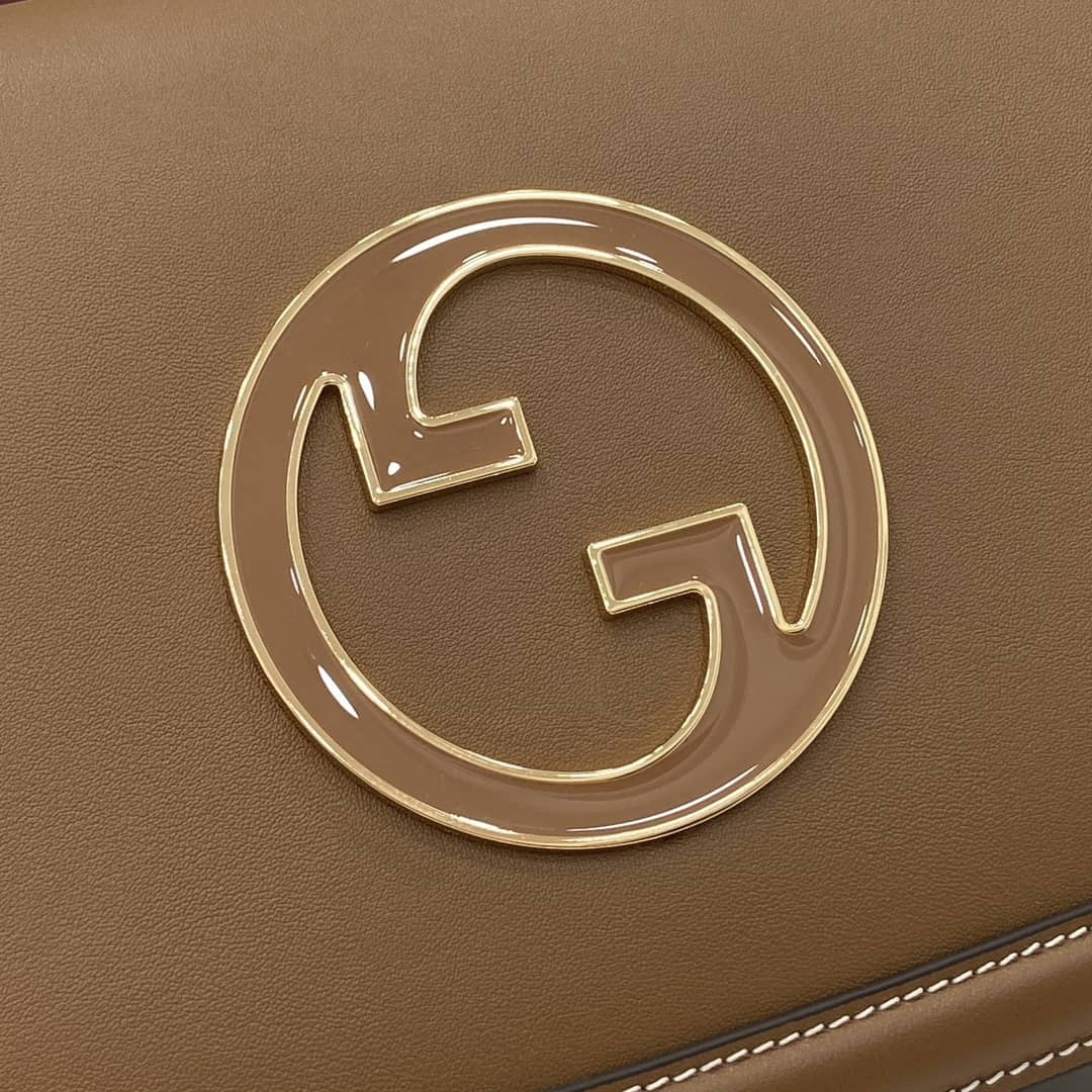 Gucci Blondie Leather Large Brown Bag 815719_5_163256 Gucci Blondie Leather Large Brown Bag 815719