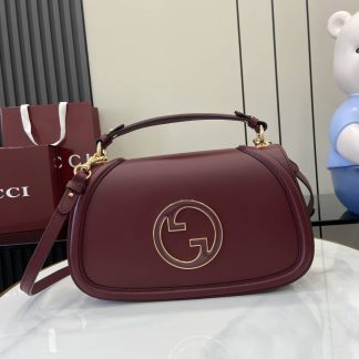 Gucci Blondie Leather Large Red Bag 815719