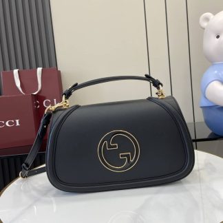 Gucci Blondie Leather Large Black Bag 815719