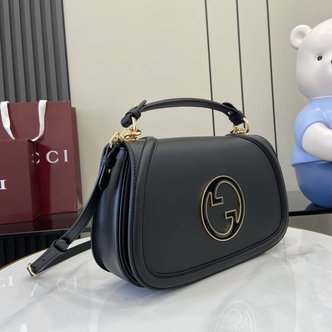 Gucci Blondie Leather Large Black Bag 815719_1_163276 Gucci Blondie Leather Large Black Bag 815719