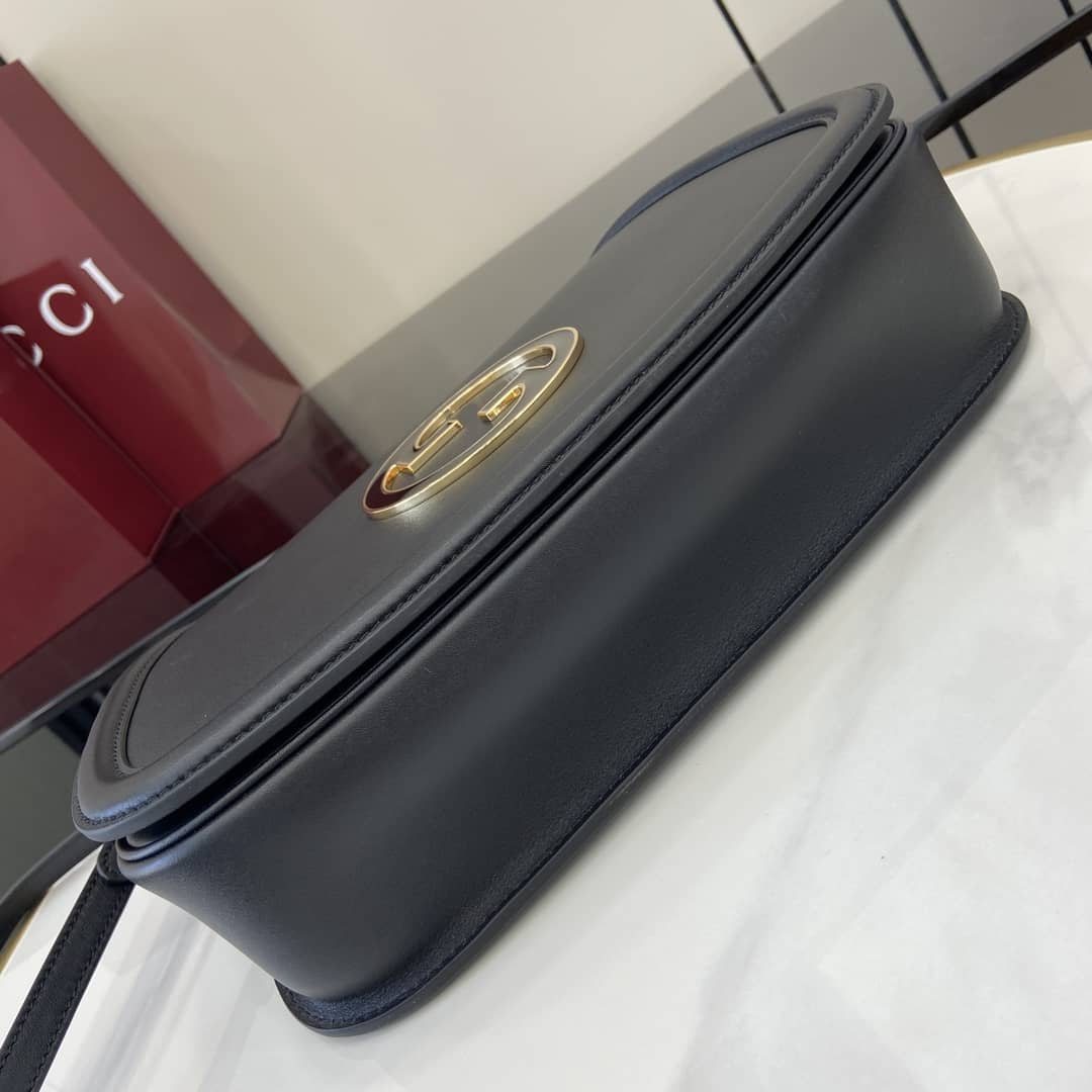 Gucci Blondie Leather Large Black Bag 815719_3_163276 Gucci Blondie Leather Large Black Bag 815719