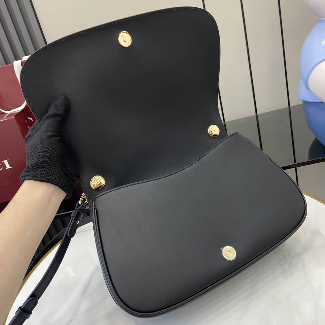 Gucci Blondie Leather Large Black Bag 815719_6_163276 Gucci Blondie Leather Large Black Bag 815719