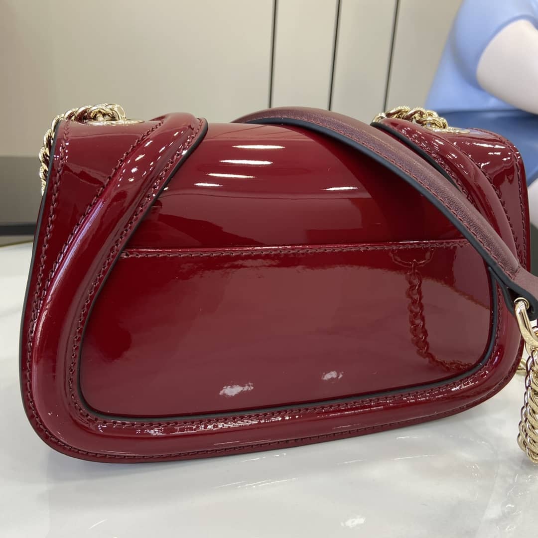 Gucci Blondie Patent Leather Small Red Bag 815711_4_163286 Gucci Blondie Patent Leather Small Red Bag 815711