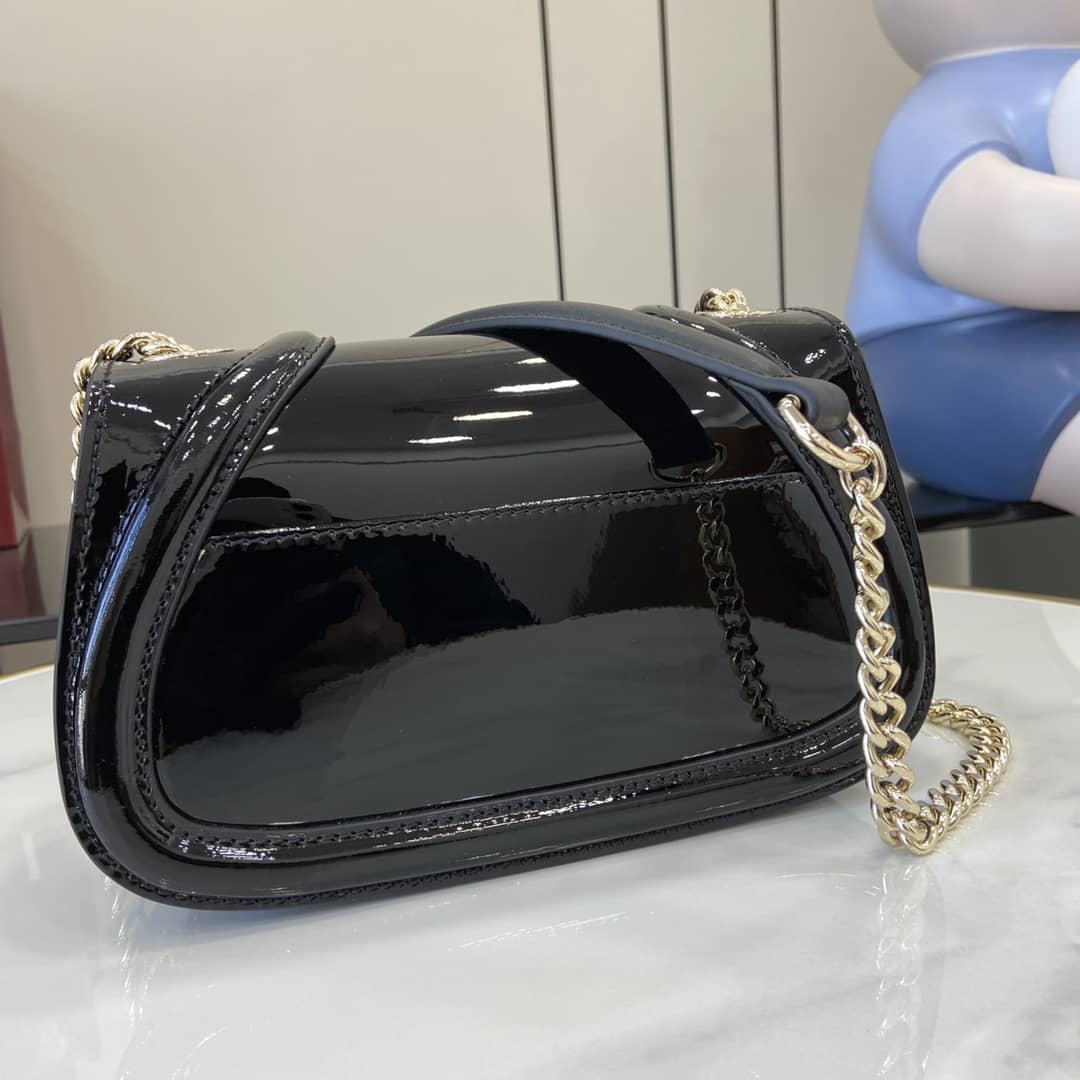 Gucci Blondie Patent Leather Small Black Bag_3_163296 Gucci Blondie Patent Leather Small Black Bag
