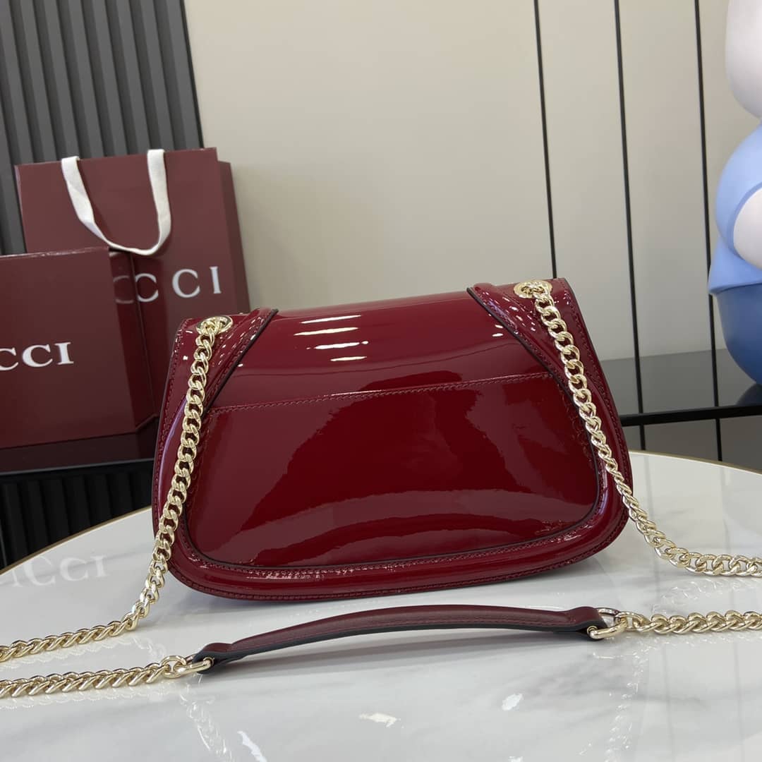 Gucci Blondie Patent Leather Medium Red Bag_2_163306 Gucci Blondie Patent Leather Medium Red Bag
