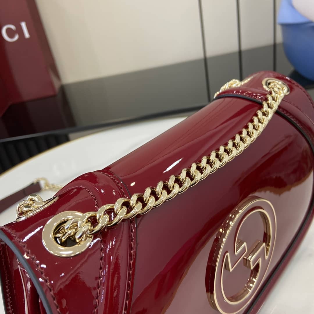 Gucci Blondie Patent Leather Medium Red Bag_4_163306 Gucci Blondie Patent Leather Medium Red Bag
