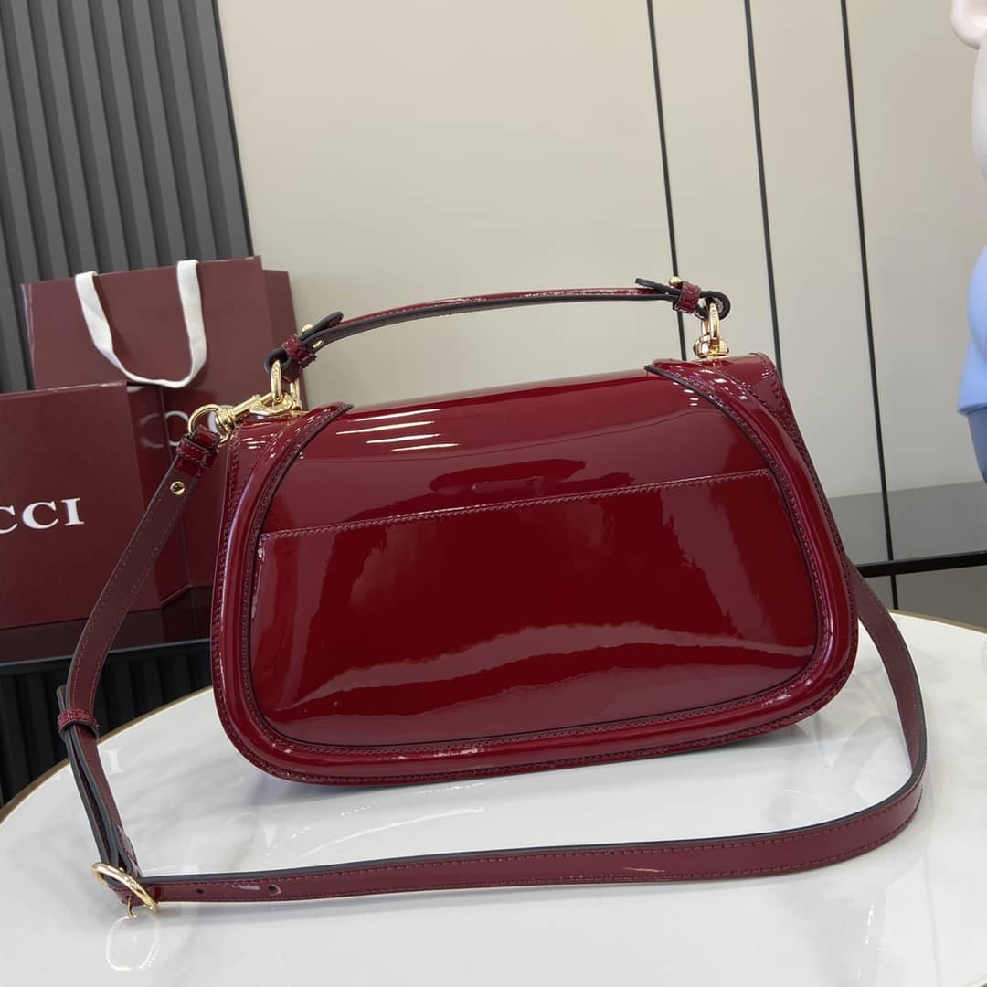 Gucci Blondie Patent Leather Large Red Bag 815719_1_163326 Gucci Blondie Patent Leather Large Red Bag 815719