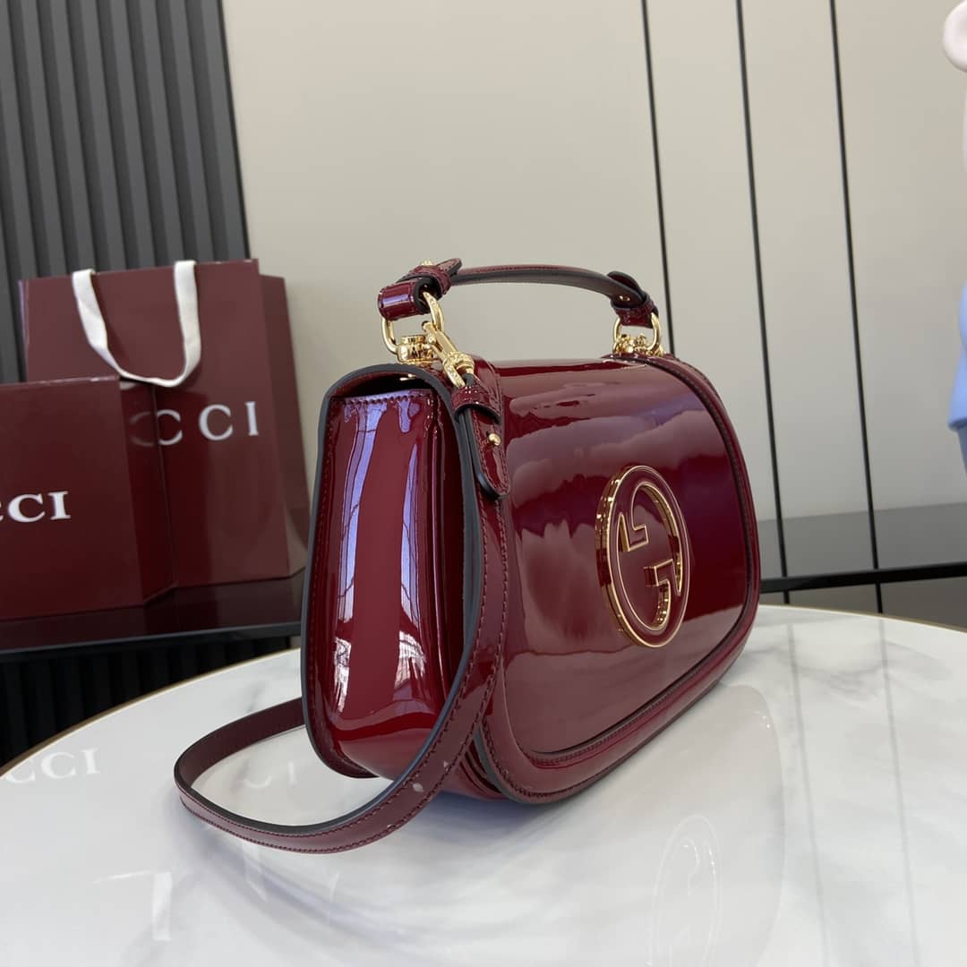 Gucci Blondie Patent Leather Large Red Bag 815719_2_163326 Gucci Blondie Patent Leather Large Red Bag 815719
