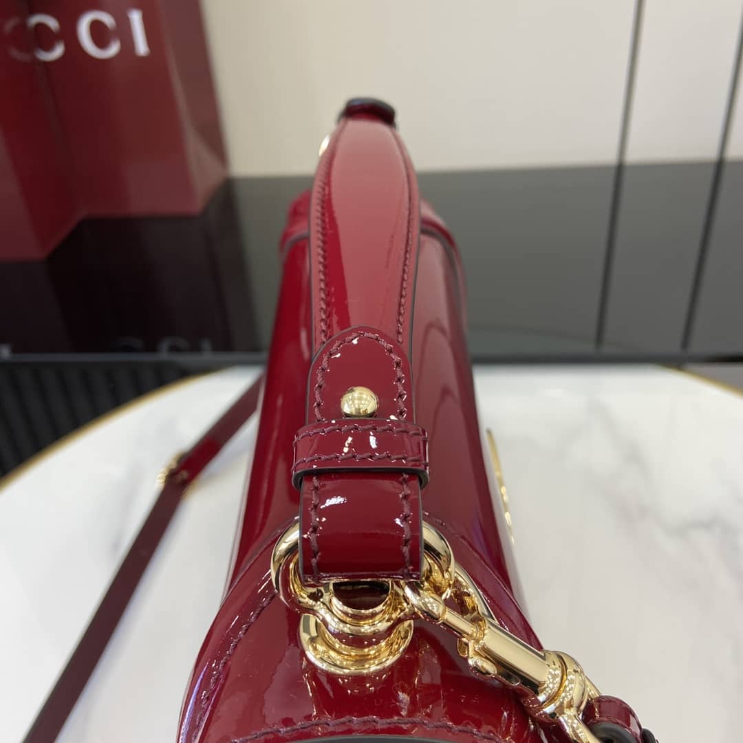 Gucci Blondie Patent Leather Large Red Bag 815719_4_163326 Gucci Blondie Patent Leather Large Red Bag 815719