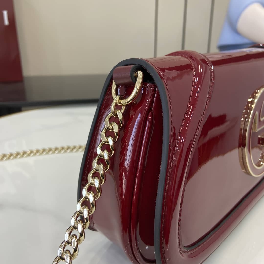 Gucci Blondie Patent Leather Small Red Shoulder Bag_4_163346 Gucci Blondie Patent Leather Small Red Shoulder Bag