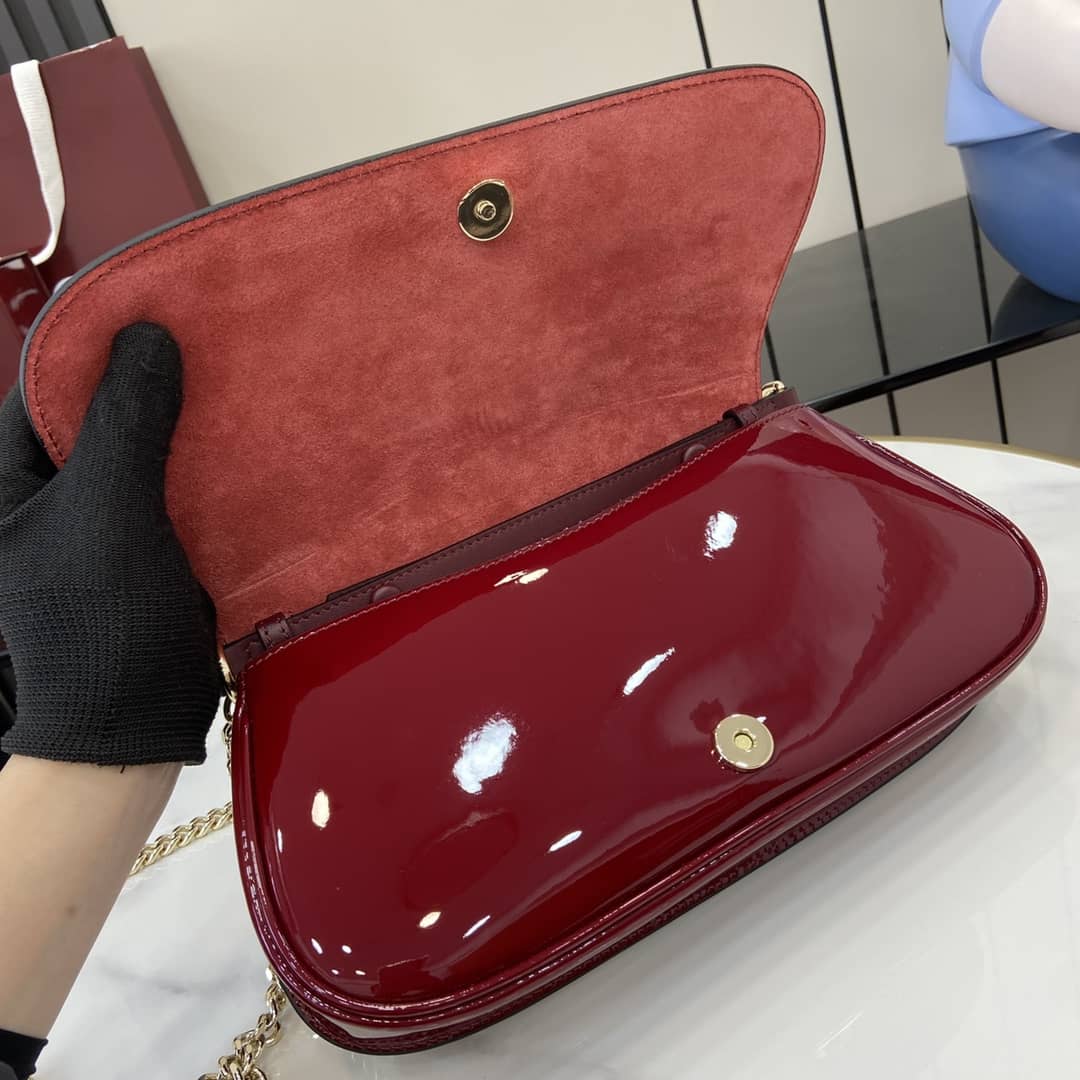 Gucci Blondie Patent Leather Small Red Shoulder Bag_6_163346 Gucci Blondie Patent Leather Small Red Shoulder Bag