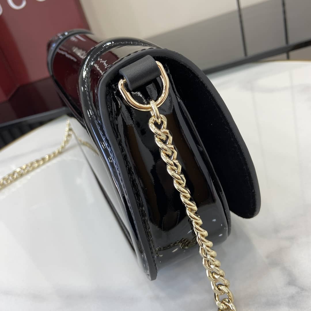 Gucci Blondie Patent Leather Small Black Bag_4_163356 Gucci Blondie Patent Leather Small Black Bag