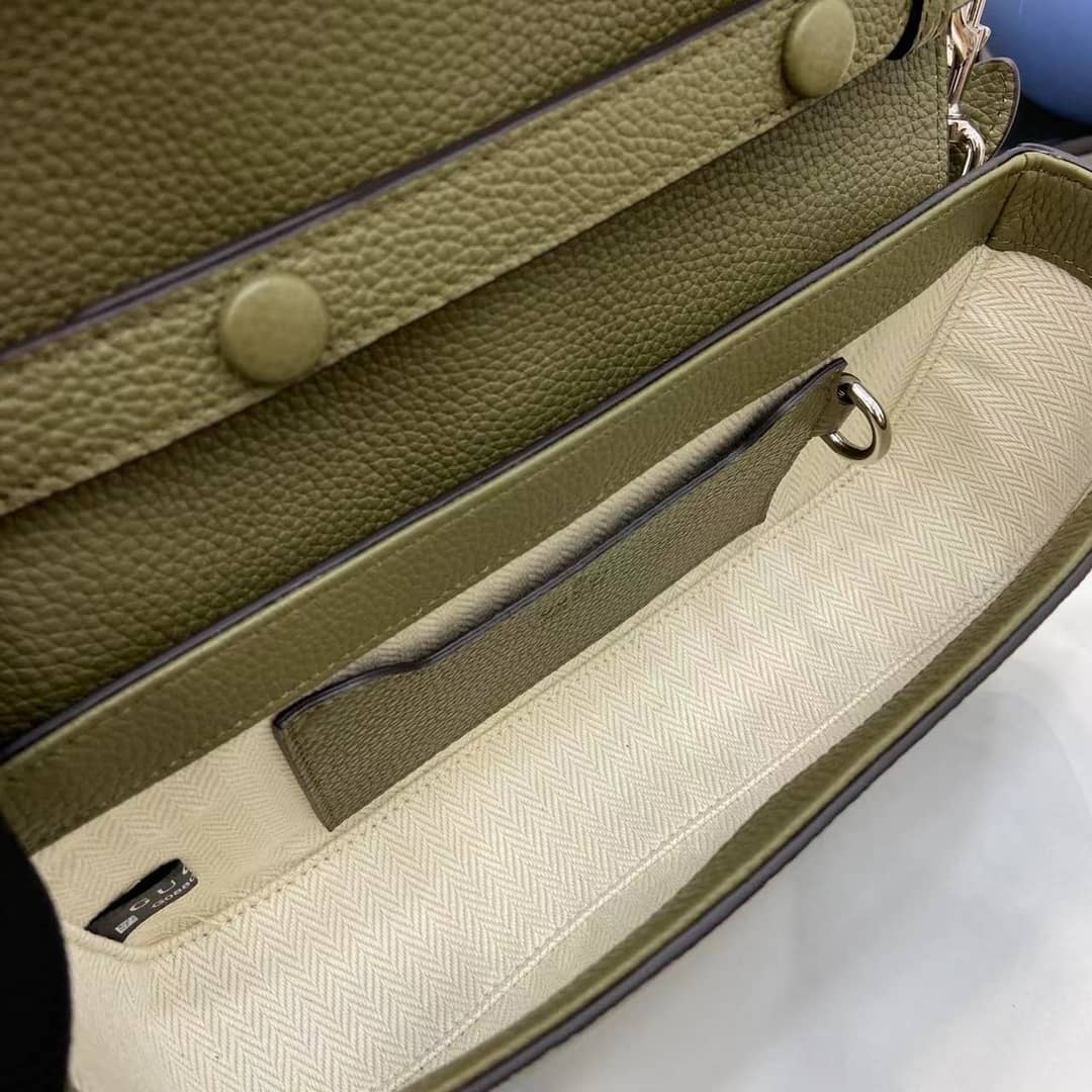 Gucci Leather Small Green Crossbody Bag 821623_7_163366 Gucci Leather Small Green Crossbody Bag 821623