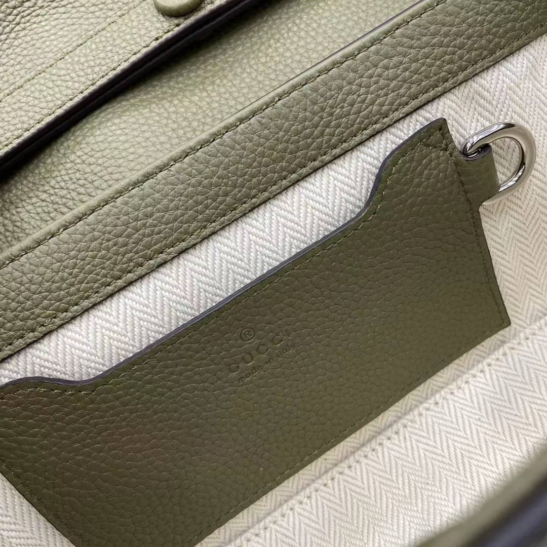 Gucci Leather Small Green Crossbody Bag 821623_8_163366 Gucci Leather Small Green Crossbody Bag 821623