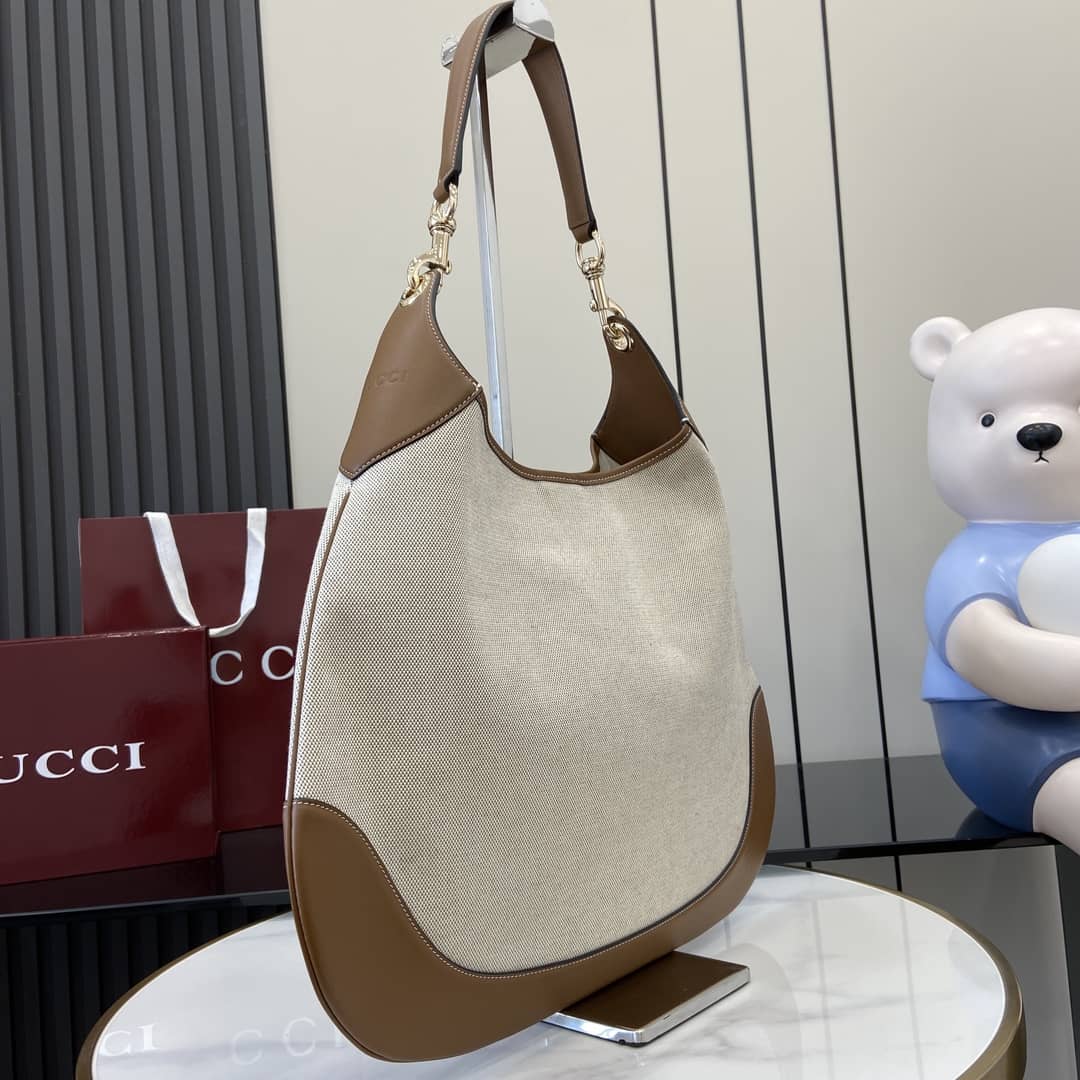 Gucci B Canvas Large Brown Hobo Bag 815924_1_163406 Gucci B Canvas Large Brown Hobo Bag 815924
