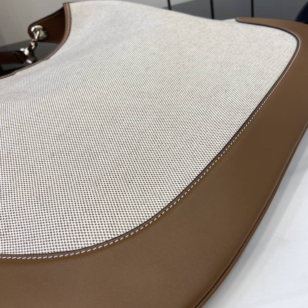 Gucci B Canvas Large Brown Hobo Bag 815924_5_163406 Gucci B Canvas Large Brown Hobo Bag 815924