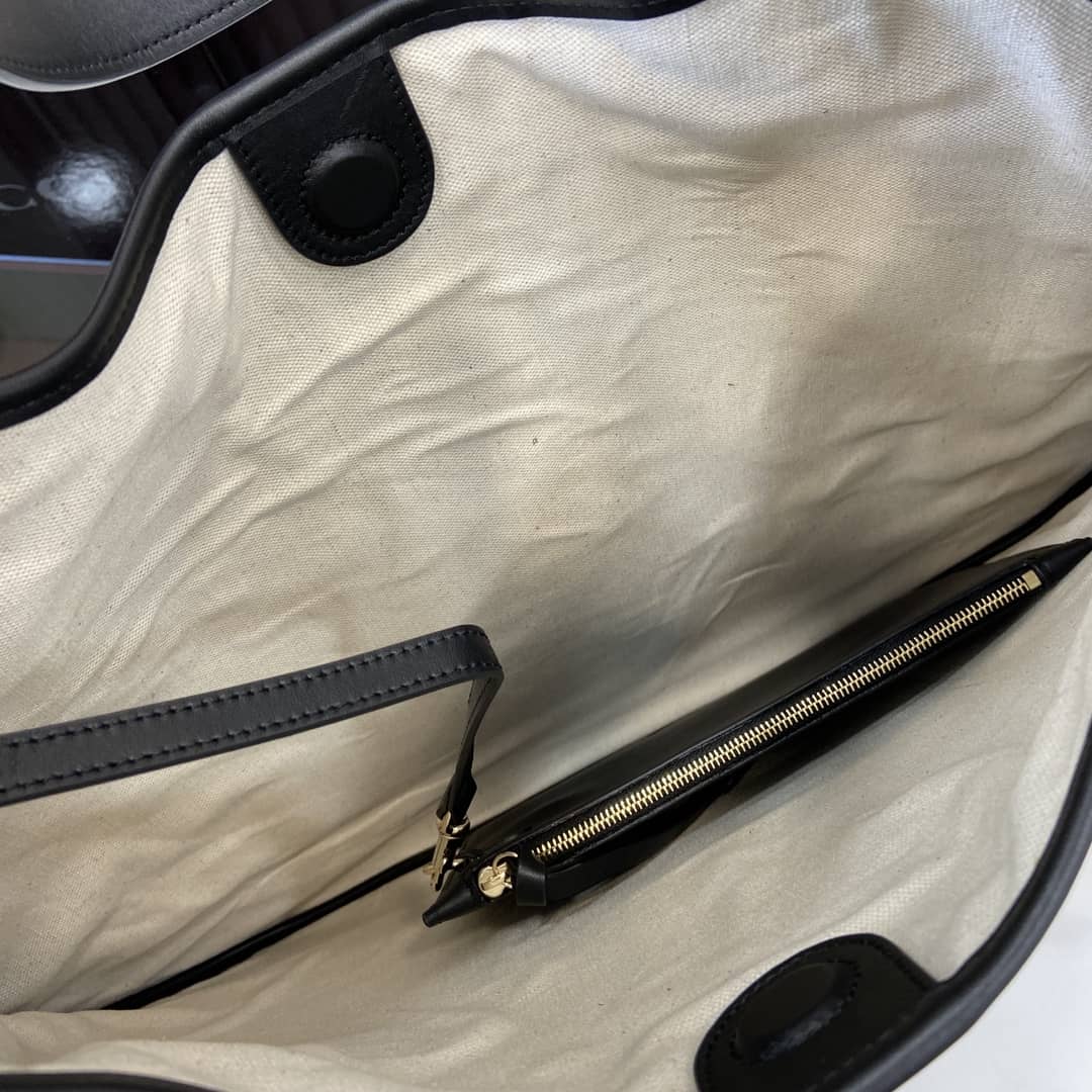 Gucci B Canvas Large Black Hobo Bag 815924_8_163416 Gucci B Canvas Large Black Hobo Bag 815924