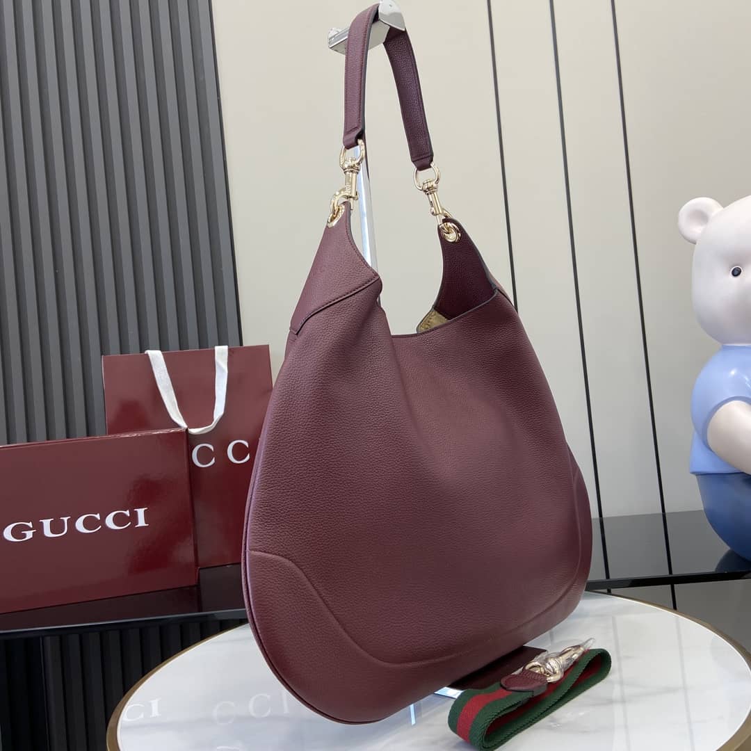Gucci B Leather Large Red Hobo Shoulder Bag_1_163426 Gucci B Leather Large Red Hobo Shoulder Bag
