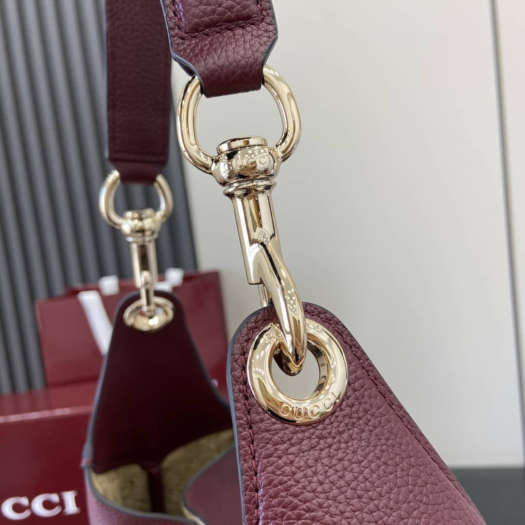 Gucci B Leather Large Red Hobo Shoulder Bag_3_163426 Gucci B Leather Large Red Hobo Shoulder Bag