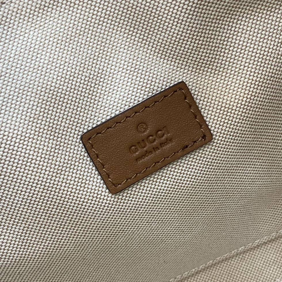 Gucci B GG Monogram Canvas Medium Brown Hobo Bag_8_163446 Gucci B GG Monogram Canvas Medium Brown Hobo Bag