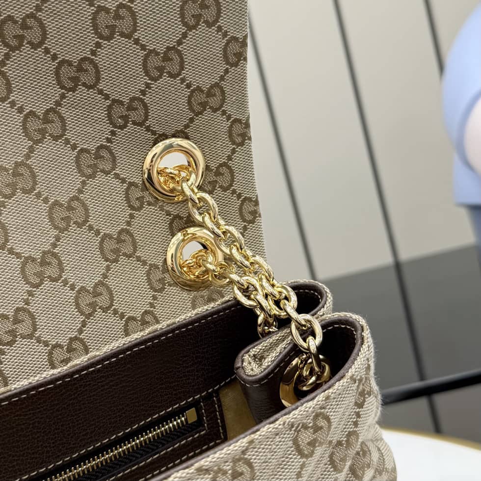 Gucci Marmont GG Canvas Medium Sand Brown Bag_8_163516 Gucci Marmont GG Canvas Medium Sand Brown Bag