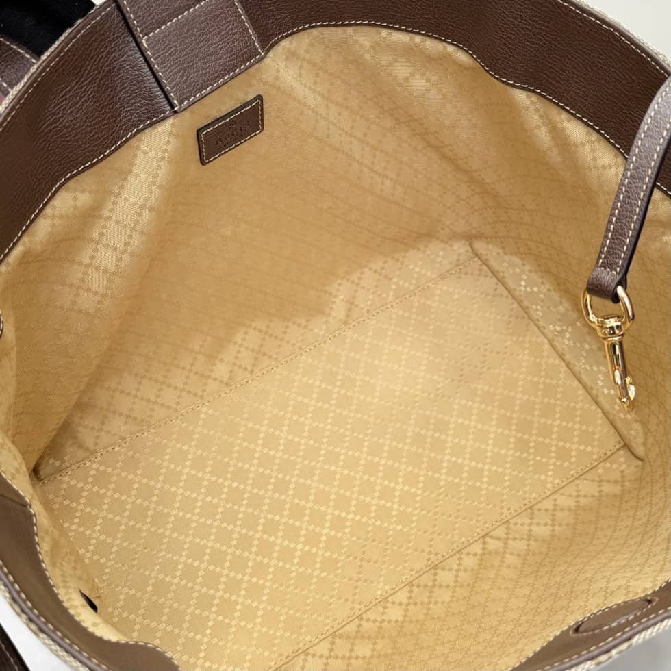 Gucci Marmont GG Canvas Medium Sand Brown Tote_7_163536 Gucci Marmont GG Canvas Medium Sand Brown Tote
