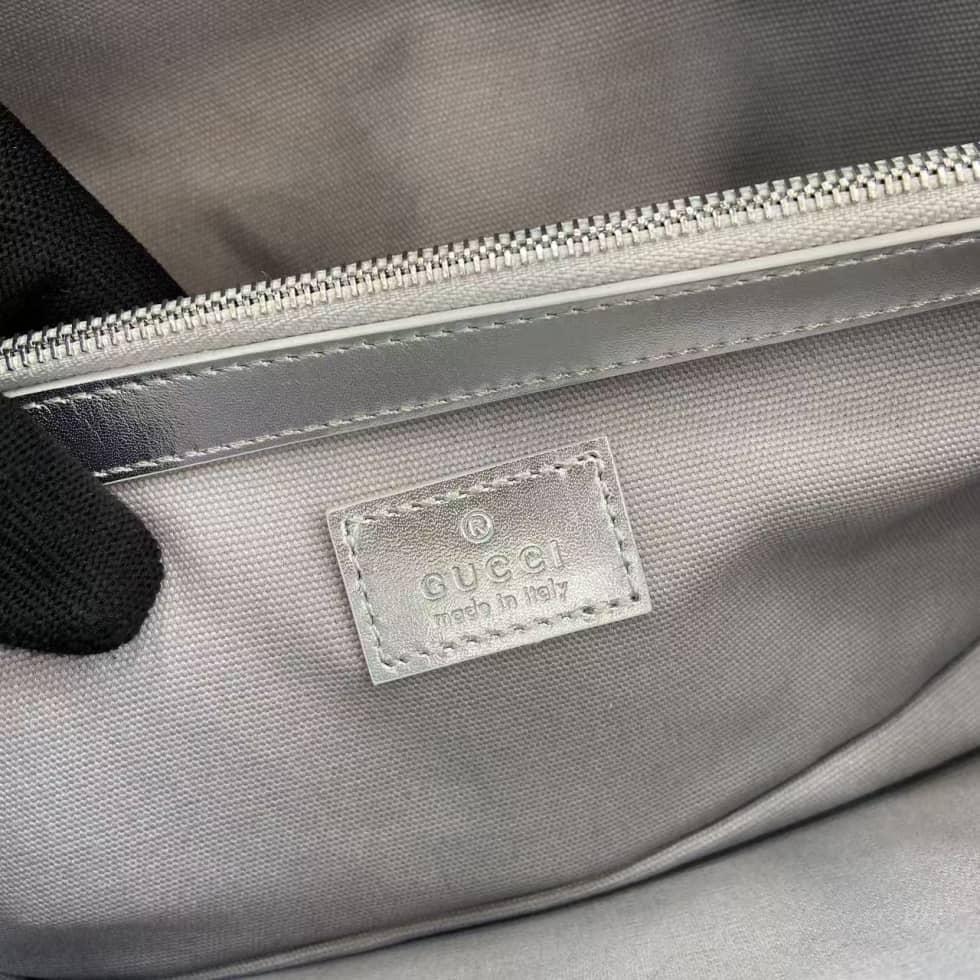 Gucci GG Emblem Medium Beige Silver Tote Bag_8_163626 Gucci GG Emblem Medium Beige Silver Tote Bag