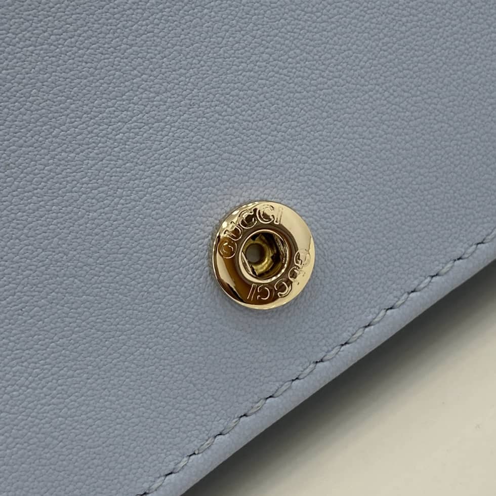 Gucci GG Emblem Small Beige Blue Wallet 820692_5_163696 Gucci GG Emblem Small Beige Blue Wallet 820692