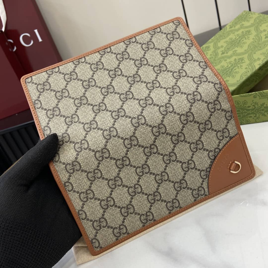 Gucci GG Emblem Beige Brown Continental Wallet_6_163906 Gucci GG Emblem Beige Brown Continental Wallet